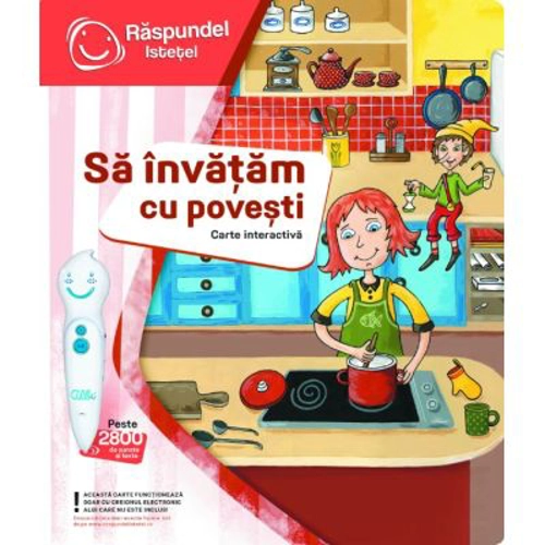 Raspundel Istetel, carte interactiva Invatam cu povesti