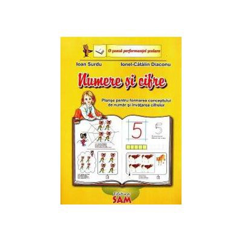 Numere si cifre - Planse pentru formarea conceptului de numar si invatarea cifrelor