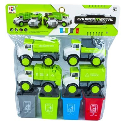 Set masinute salubrizare, 4 buc. / set