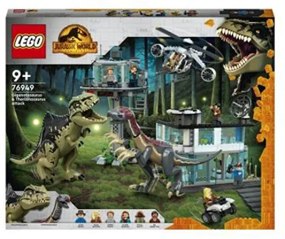 LEGO Jurassic World. Atacul Giganotozaurului si Therizinosaurului 76949, 810 piese