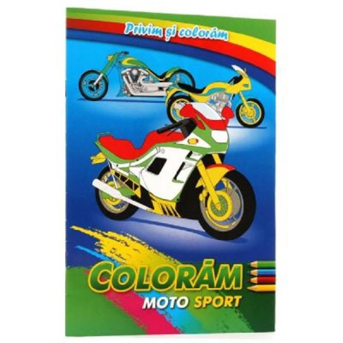 Coloram Moto sport. Privim si coloram