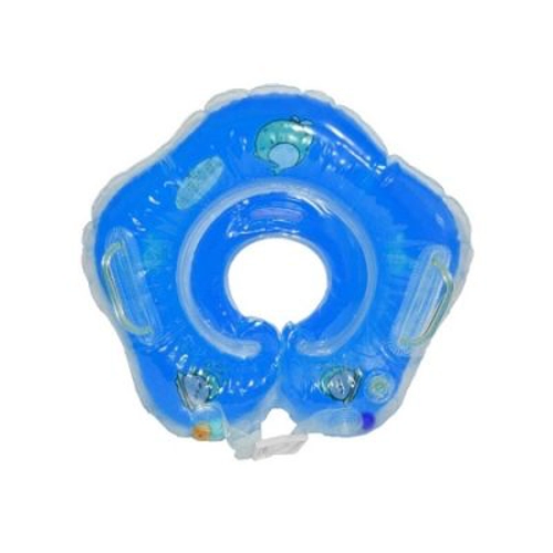 Colac baie gonflabil, pentru bebelusi, albastru