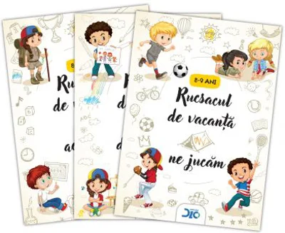 Rucsacul de vacanta 8-9 ani Desenam si coloram, ne jucam, activitati istete (Interior color)