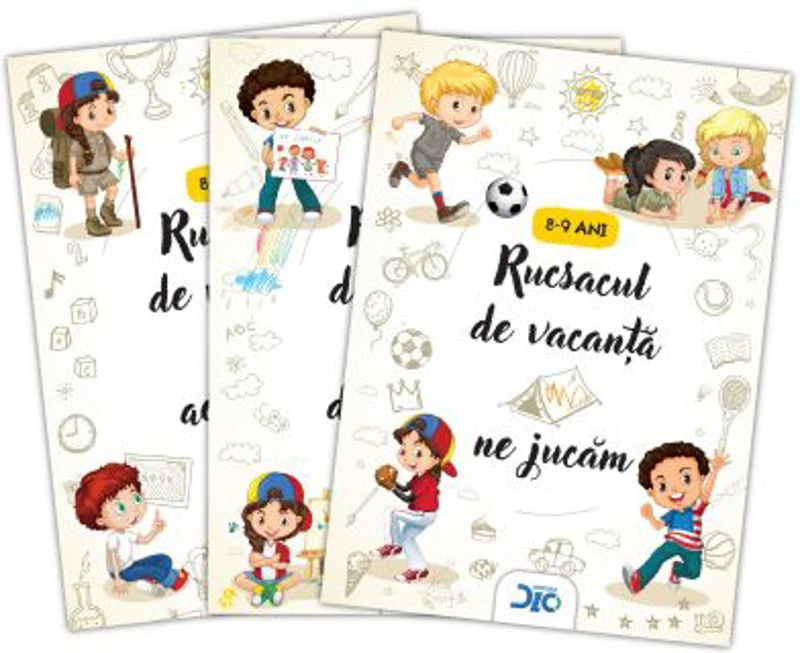 Rucsacul de vacanta 8-9 ani Desenam si coloram, ne jucam, activitati istete (Interior color)