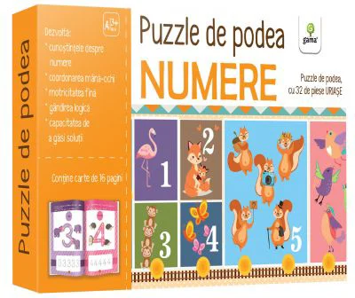 Puzzle de podea. Numere
