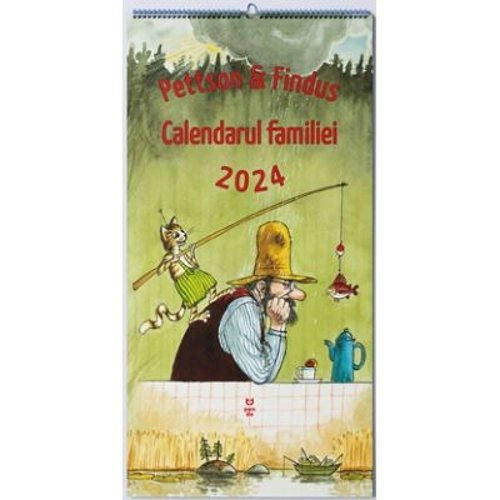Pettson si Findus. Calendarul Familiei 2024 - Sven Nordqvist