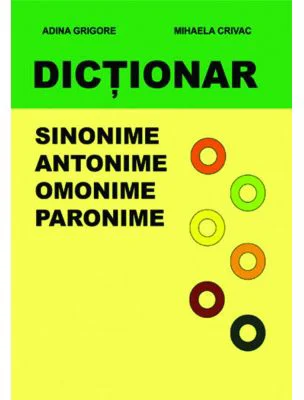 Dictionar. Sinonime, Antonime, Omonime, Paronime - Mihaela Crivac