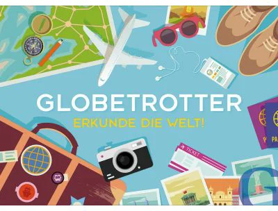 Globetrotter Reisespiel Erkunde die Welt! A2