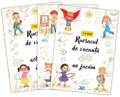 Rucsacul de vacanta 7-8 ani Desenam si coloram, ne jucam, activitati istete (Interior color)