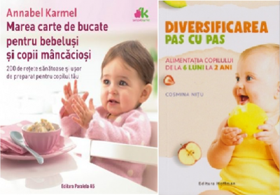 Pachet Diversificarea pas cu pas si Marea carte de bucate pentru bebelusi - Cosmina Nitu si Annabel Karmel