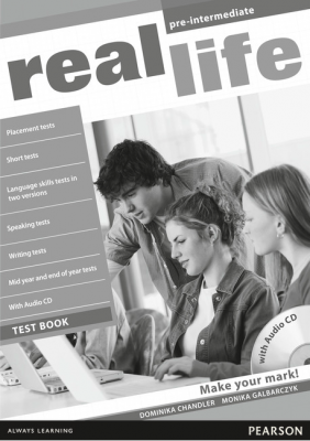 Real Life Global Pre-Intermediate Test Book &amp; Test Audio CD Pack - Dominika Chandler