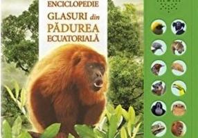 Mica enciclopedie. Glasuri din padurea ecuatoriala. Carte cu sunete - Andrea Pinnington