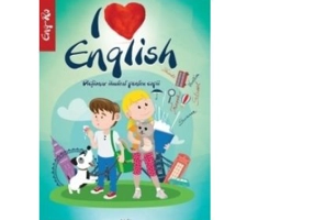 I love English. Dictionar ilustrat pentru copii (Limba maghiara)