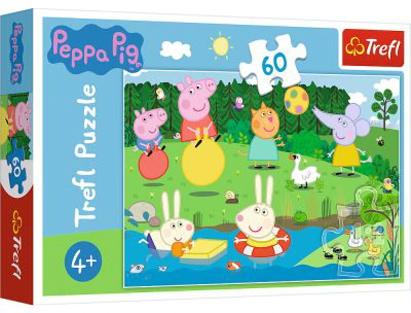 Puzzle Peppa Pig, Distractie in vacanta, 60 piese