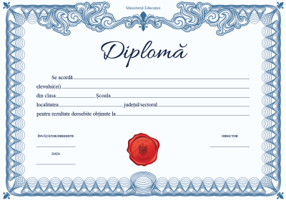 Diploma pentru rezultate deosebite (DZC01)