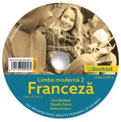 CD audio pentru Limba moderna 2 Franceza clasa a 8-a - Gina Belabed