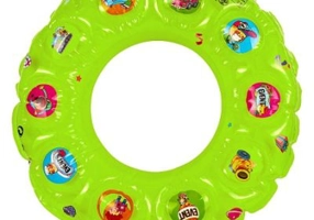 Colac baie gonflabil, cu alveole, 80 cm, verde