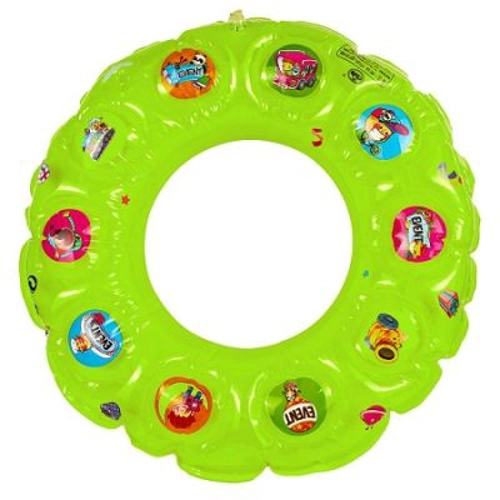 Colac baie gonflabil, cu alveole, 80 cm, verde