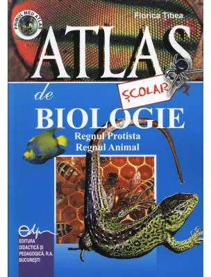 Atlas scolar de biologie, zoologic. Regnul protista si regnul animal - Florica Tibea