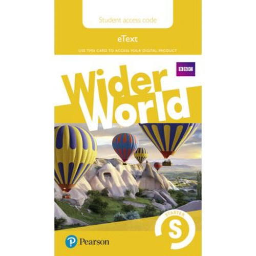 Wider World Level Starter Students' eText Access Card