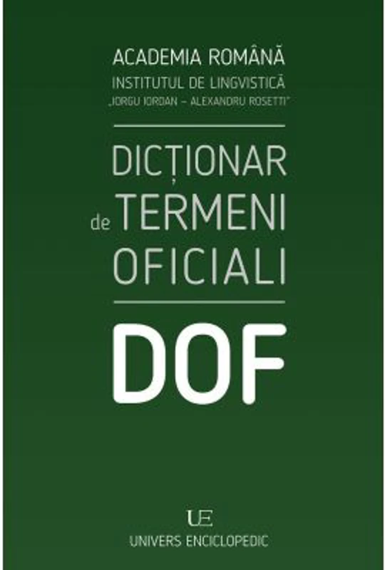 DOF - Dictionar de termeni oficiali - Academia Romana