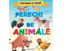 Potriveste si invata. Perechi de animale