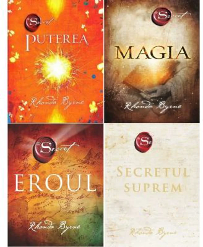 Pachet format din 4 carti din seria Secretul - Rhonda Byrne