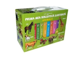 Prima mea biblioteca ilustrata. Animale. Bebe invata. 8 carticele