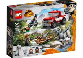LEGO Jurassic World. Capturarea Velociraptorilor Blue si Beta 76946, 181 piese