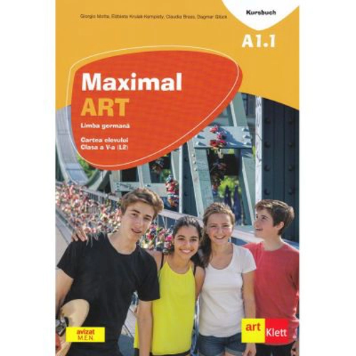 Maximal. Limba Germana A1. 1. Clasa a 5-a. Cartea elevului. Maximal. Kursbuch - Elzbieta Krulak-Kempisty