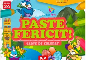 Paste fericit. Carte de colorat
