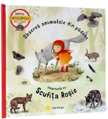 Observa animalele din padure impreuna cu Scufita Rosie