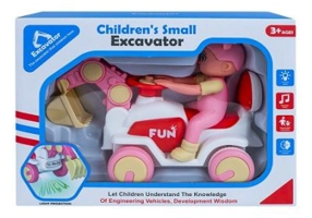 Excavator, cu lumina si sunet + Figurina
