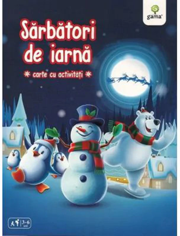 Sarbatori de iarna. Carte cu activitati