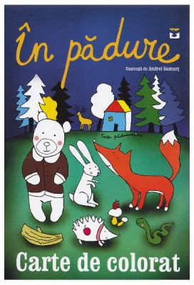 In padure. Carte de colorat - Andrei Gamart