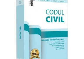 Codul civil. Ianuarie 2024. Editie tiparita pe hartie alba