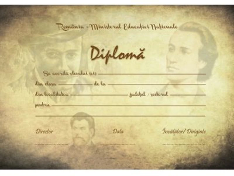 Diploma scolara LIMBA ROMANA (DLFD013)