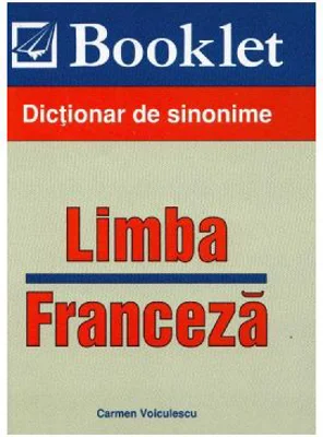 Dictionar de sinonime. Limba franceza