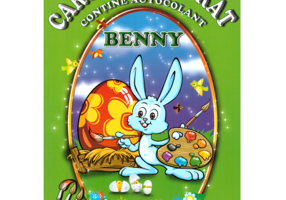 Carte de colorat. Benny. Contine autocolant