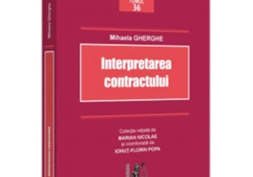 Interpretarea contractului - Mihaela Gherghe