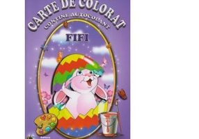 Carte de colorat. Fifi. Contine autocolant