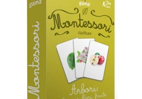 Carti de joc Montessori. Arbori: frunze, flori, fructe