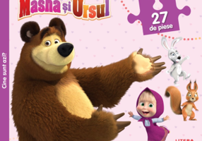 Masha si Ursul. Cine sunt azi? 3 puzzle-uri distractive cu 27 de piese