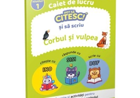 Corbul si vulpea. Pot sa citesc si sa scriu. Nivelul 1