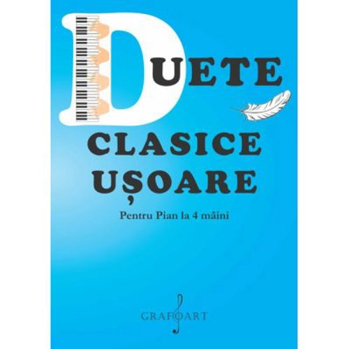 Duete clasice usoare. Pentru pian la 4 maini