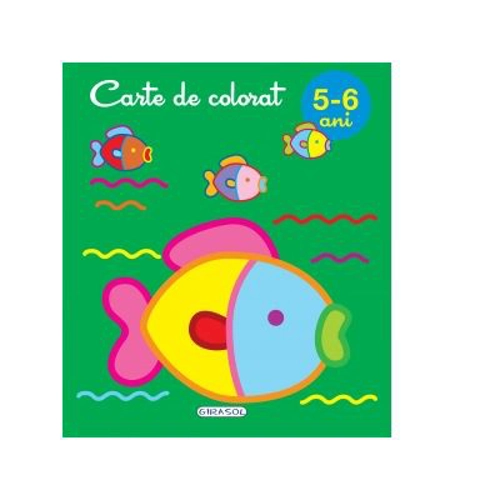 Carte de colorat 5-6 ani