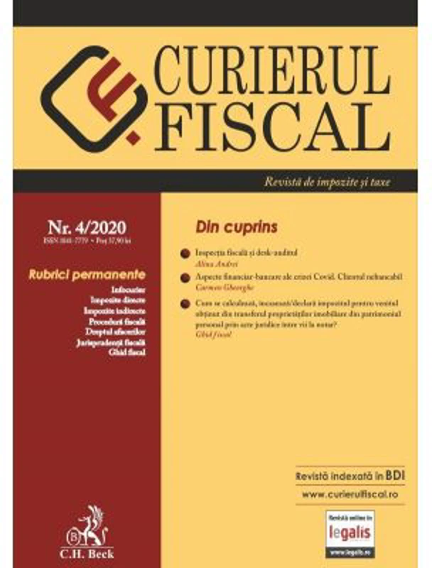 Curierul fiscal nr. 4/2020