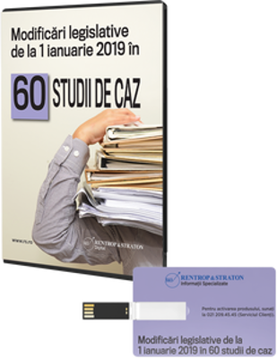 Modificari legislative de la 1 ianuarie 2019 in 60 studii de caz