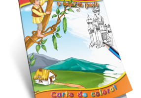 Jack si vrejul de fasole Carte de colorat A5 ilustrata