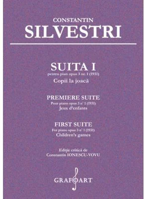Suita I pentru pian, opus 3, numarul 1. Copii la joaca - Constantin Silvestri